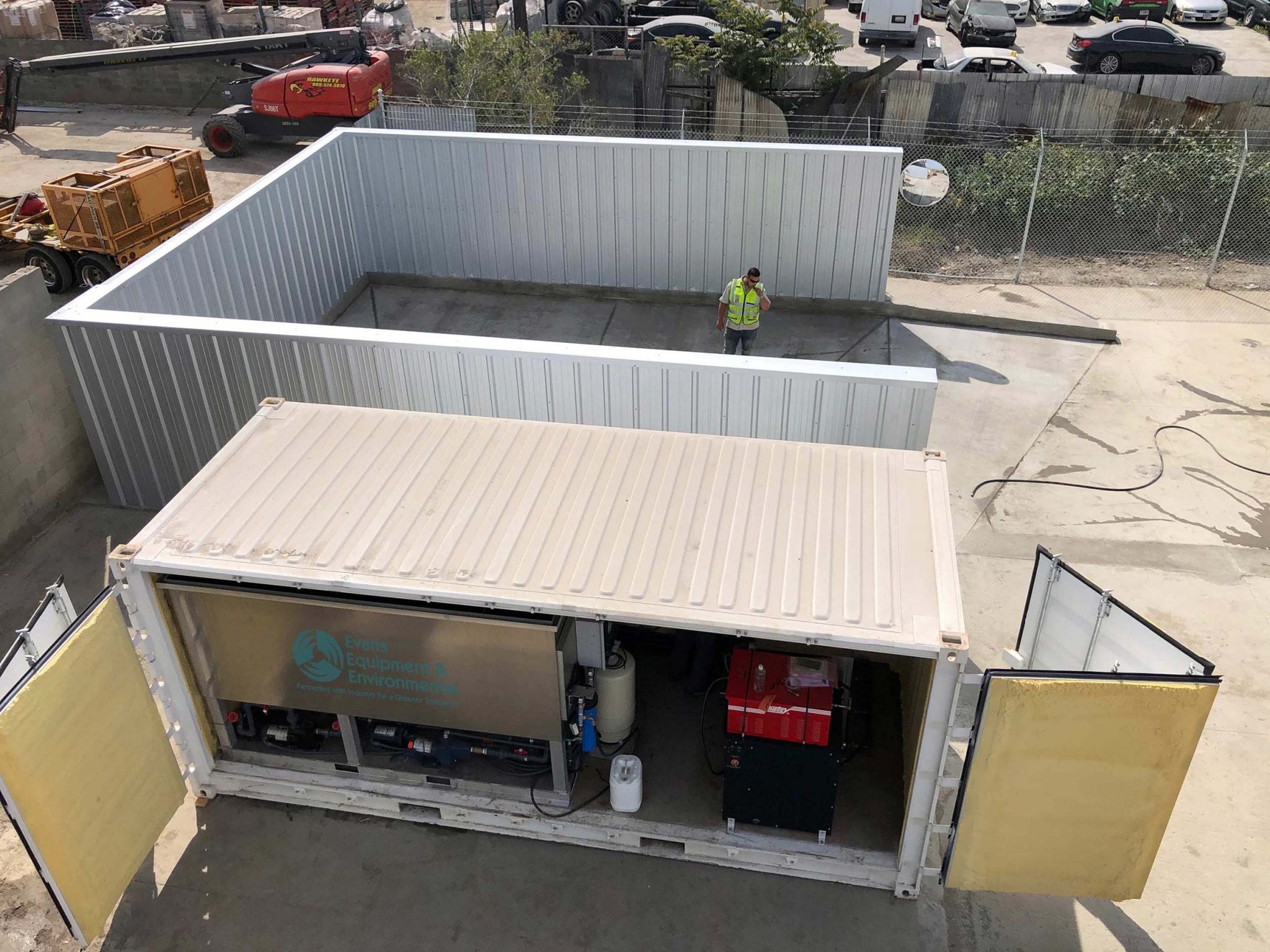 Heavy Equipment Wash Station in Two Weeks Evans Equipment