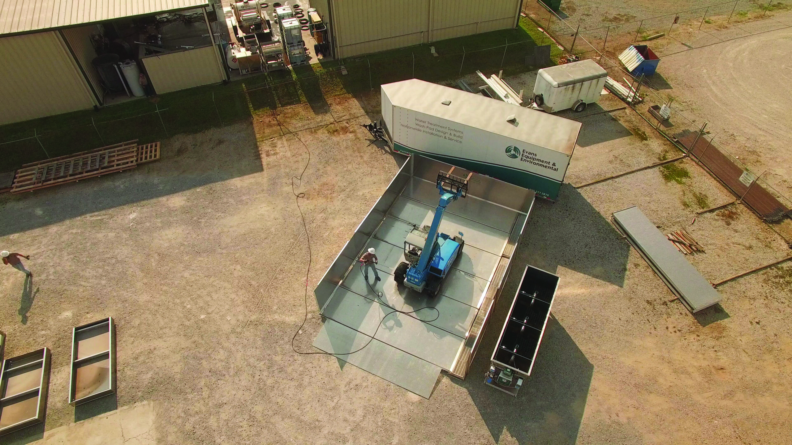 Read more about the article Temporary Jobsite, Permanent Liability: When a Portable Wash Pad Beats a Storm